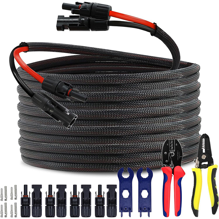 Malonda Padenga PV Array 10AWG Connection Waya 50FT