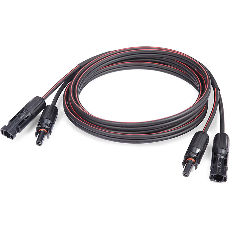 Chingwe Chopukutira Cholimbitsa 10 Gauge Twin Solar Cable 30Ft