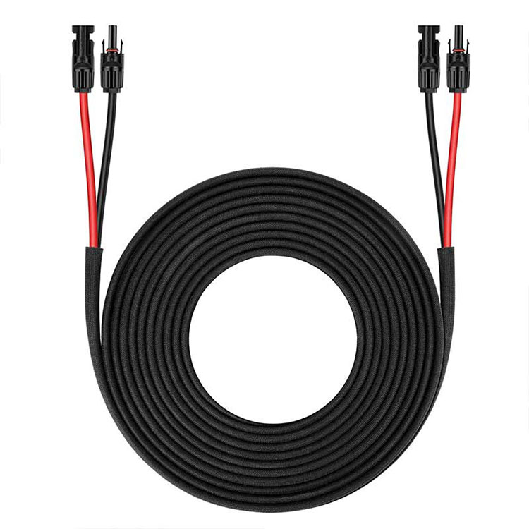 Solar Panel Extension Cable-25FT 10AWG(6mm2) Solar Panel Wire Twin